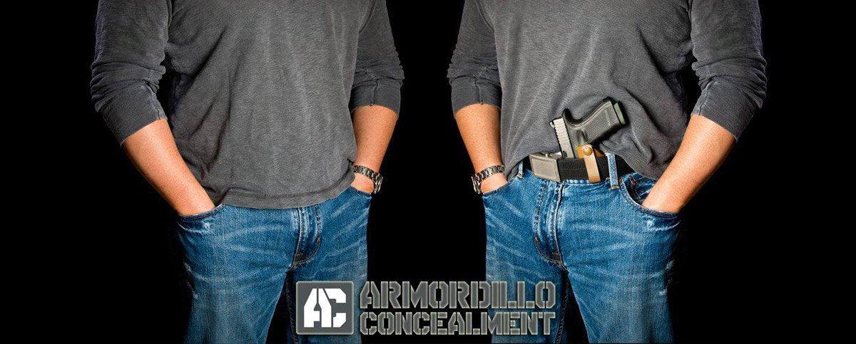 Armordillo Concealment Custom Kydex Holsters for inside the waist band and weapon mounted lights