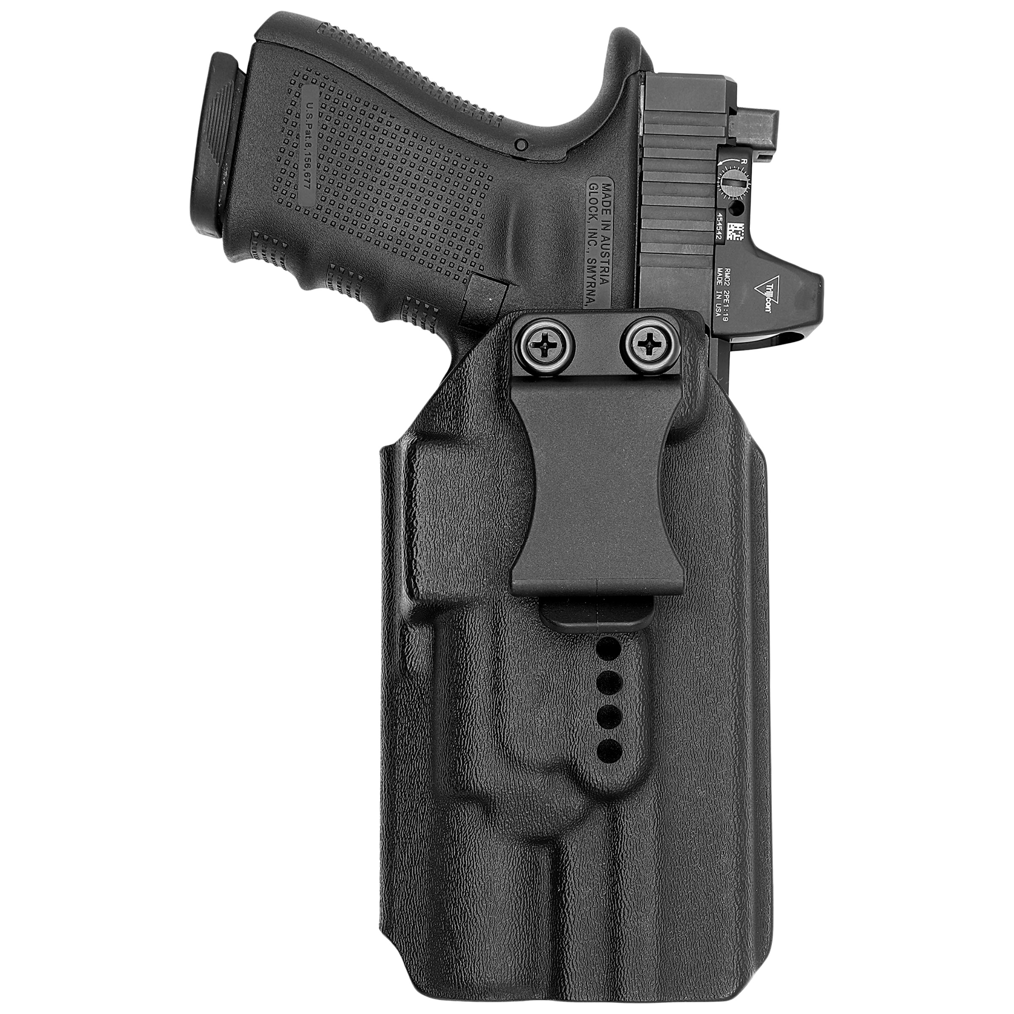 Tuckable IWB Clip for LUX Holster - Armordillo Concealment, Inc.